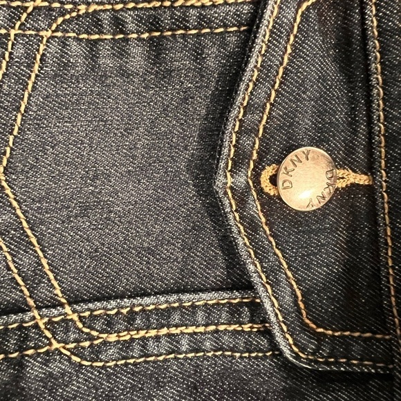 DKNY denim jacket girls large - Picture 4 of 5